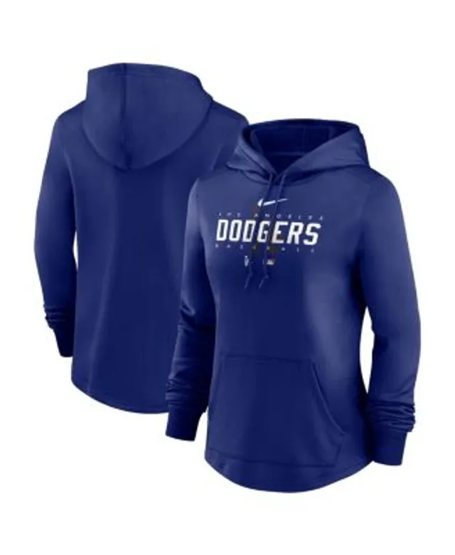 Men's Nike Royal Los Angeles Dodgers City Connect Short Sleeve Pullover Hoodie Size: Small