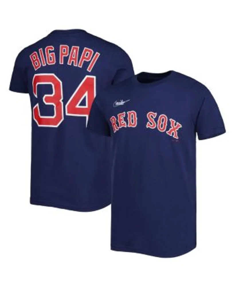 Nike Youth Boys and Girls David Ortiz Navy Boston Red Sox Name Number T- shirt