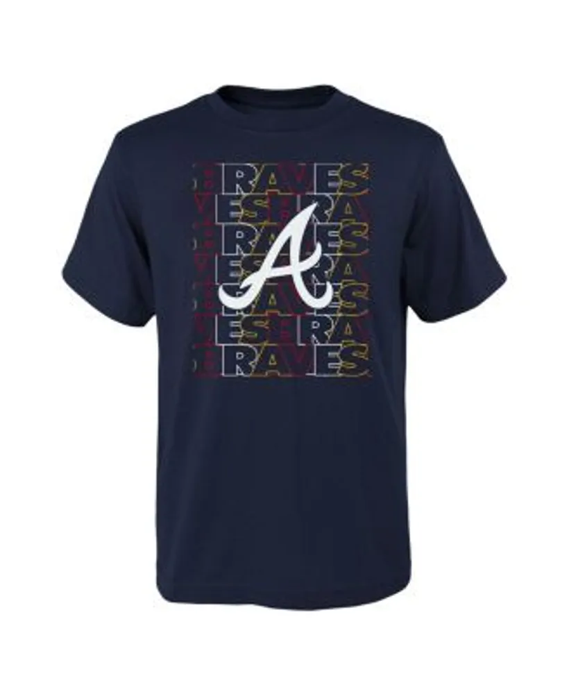 Youth Navy Atlanta Braves T-Shirt 