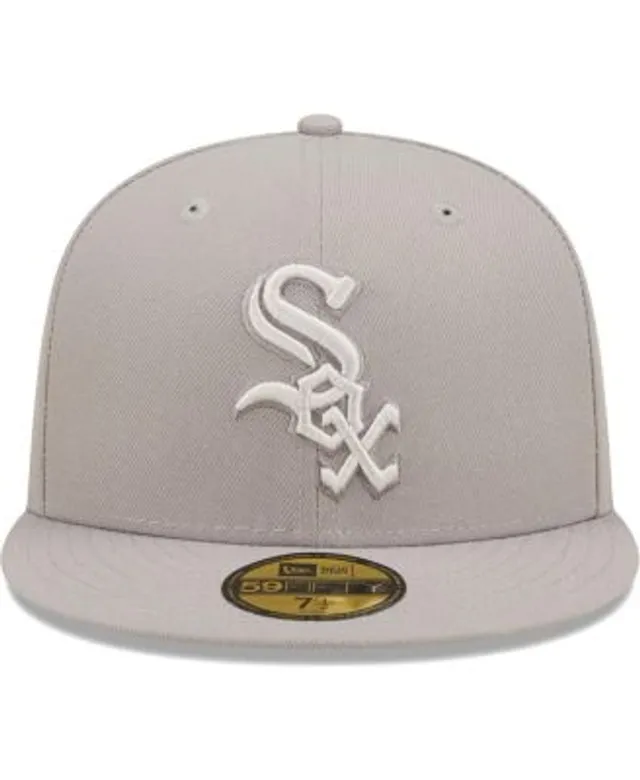 Chicago White Sox Dolphin Grey/Cardinal Red New Era 59FIFTY Fitted