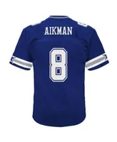 Men's Mitchell & Ness Troy Aikman Navy Dallas Cowboys 1996