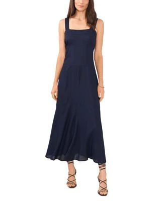 Women's Sleeveless Square Neck Maxi Dress