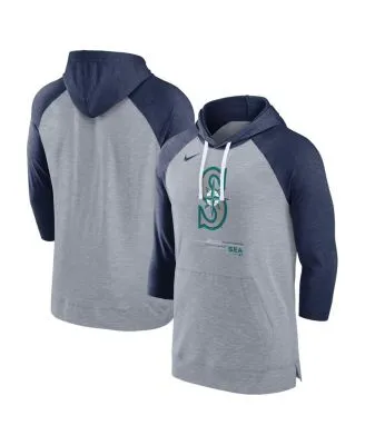 Profile Men's Navy Seattle Mariners Jersey Big and Tall Pullover Muscle  Hoodie