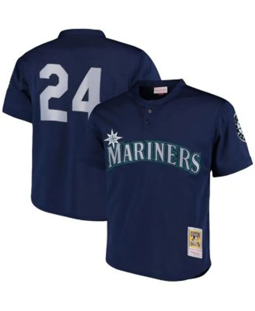 Women's Seattle Mariners Ken Griffey Jr. Majestic Royal Blue Cooperstown  Name & Number T-Shirt