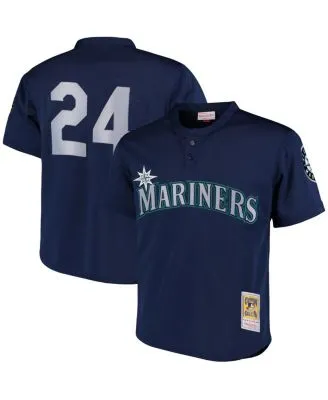 Mitchell & Ness Ken Griffey Jr. Seattle Mariners Youth Navy Cooperstown  Collection Mesh Batting Practice Jersey