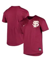 Men's Nike Garnet Florida State Seminoles Replica Full-Button Baseball Jersey