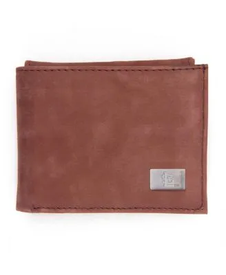 St. Louis Cardinals Leather Tri-Fold Wallet - Brown