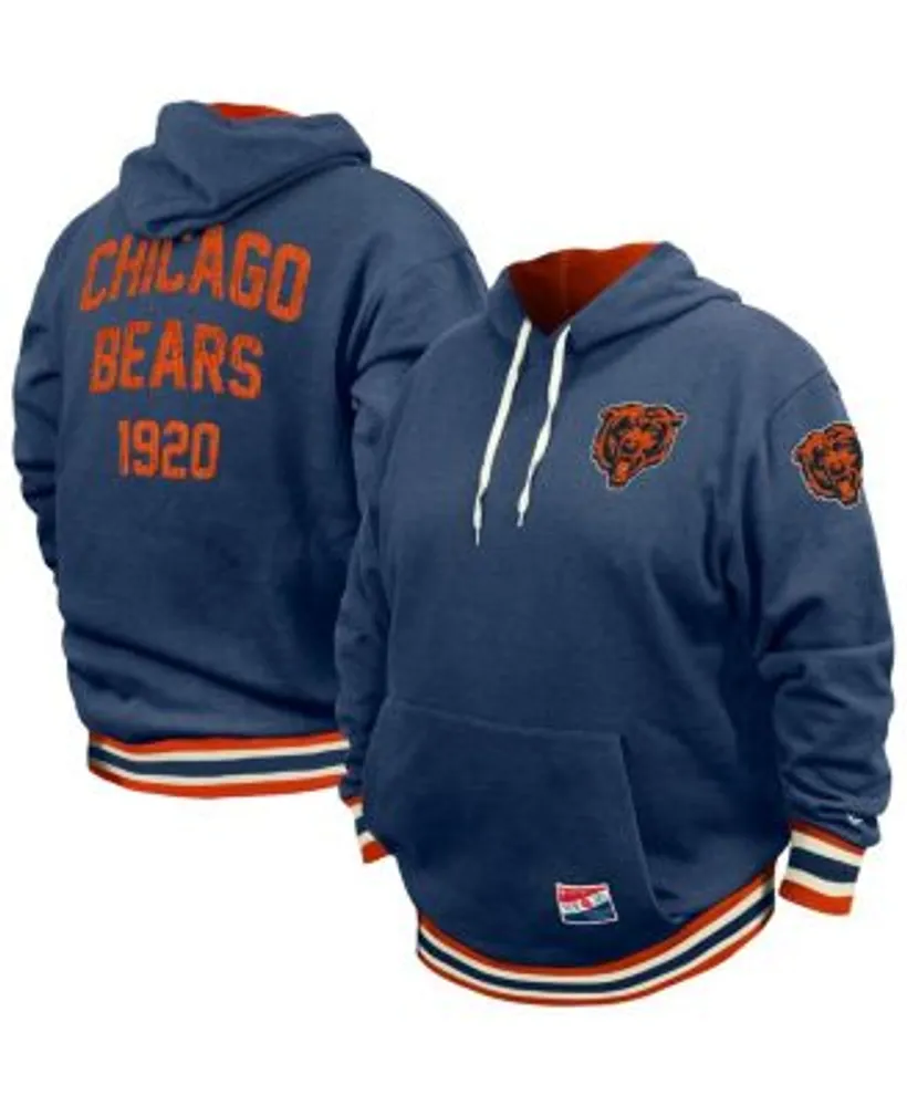 New Era Men's Navy Chicago Bears Big and Tall NFL Pullover Hoodie