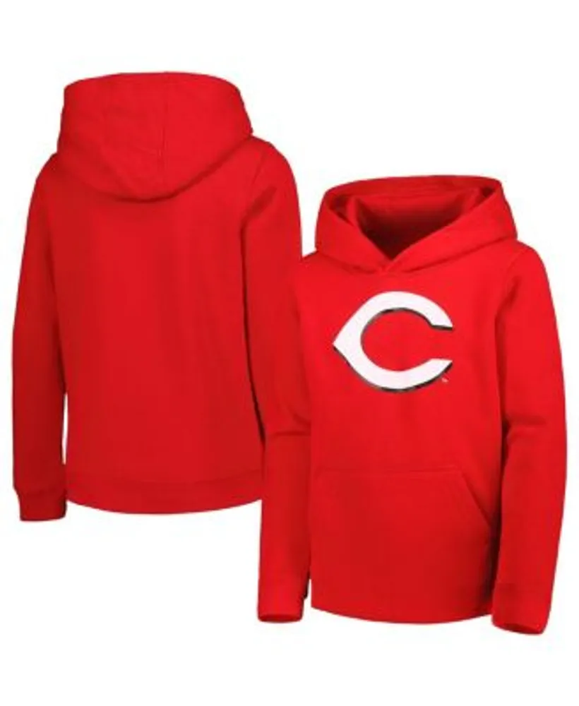 Youth Red St. Louis Cardinals Primary Team Logo Pullover Hoodie