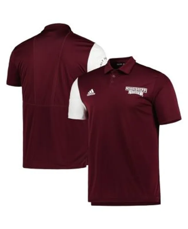 Bulldogs, Mississippi State Adidas V-Neck Baseball Jersey