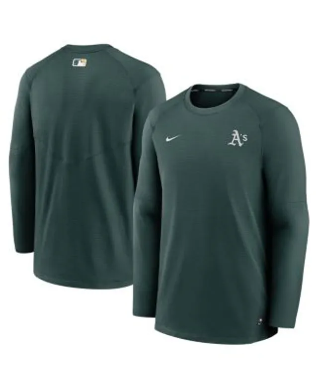 Nike Men's Green Oakland Athletics Cooperstown Collection Logo T