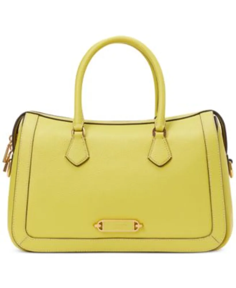 Kate Spade Knott Pebbled Leather Small Crossbody Bag in Yellow