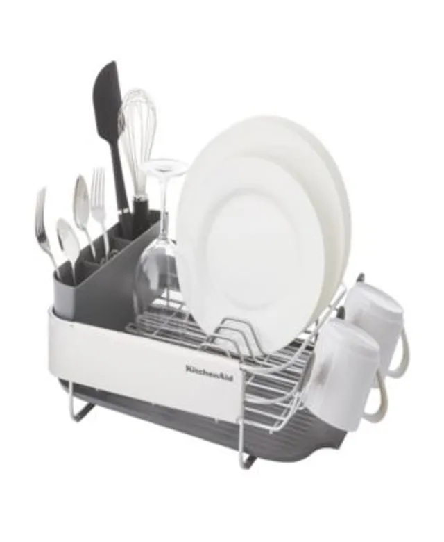 Interdesign Forma Stainless Steel Sink Dish Drainer Rack with Tray Kitchen Drying  Rack