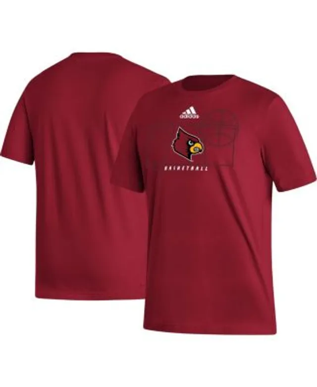 Men's adidas Red Louisville Cardinals Sideline Locker Tag Creator AEROREADY  Long Sleeve T-Shirt