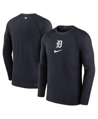 New York Yankees Nike Game Authentic Collection Performance Raglan Long  Sleeve T-Shirt - Gray/Navy