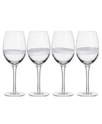 Fitz and Floyd Set of 4 Maddi 15 oz Highball Glasses