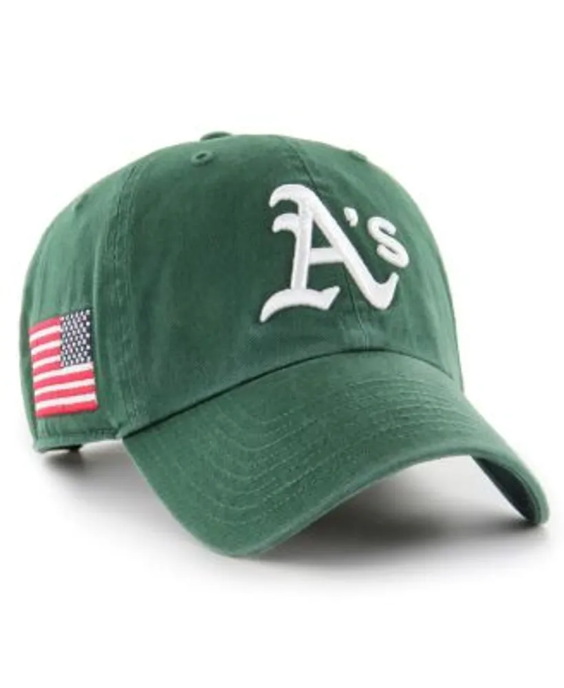 Oakland Athletics Fanatics Branded Fitted Hat - Natural/Green