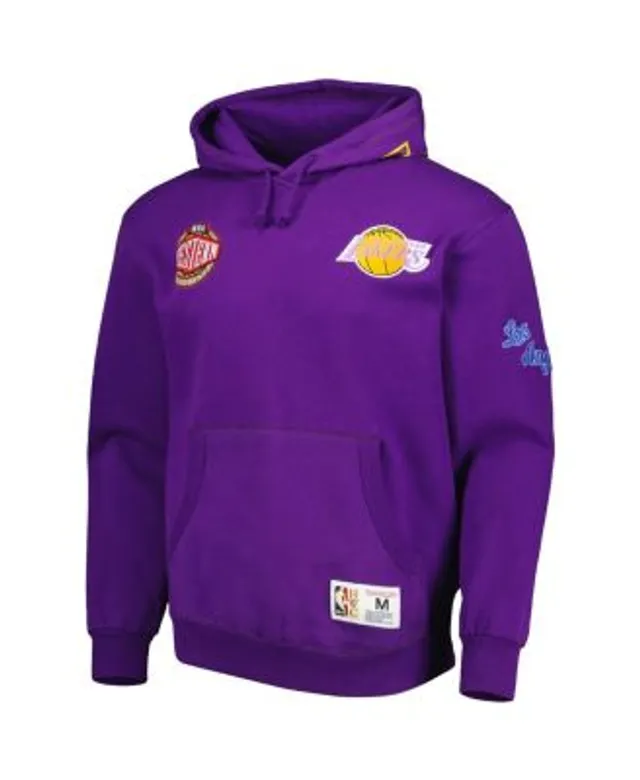 Men's New Era Black Los Angeles Lakers Localized Pullover Hoodie