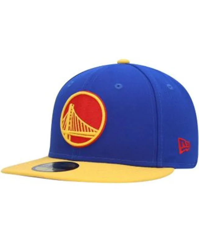 Men's New Era Cream Golden State Warriors Retro City Conference Side Patch  59FIFTY Fitted Hat