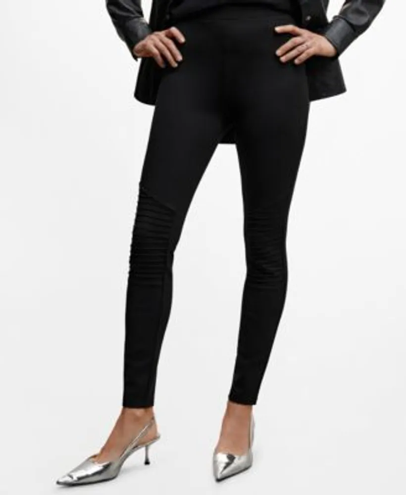 MANGO Biker Style Leggings | The Shops at Willow Bend