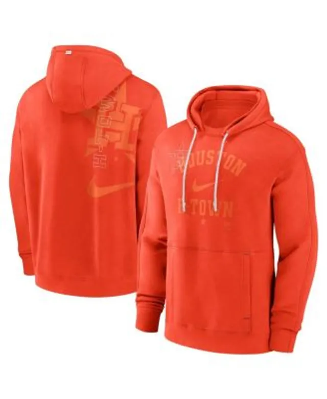 Women's Nike Navy/Orange Houston Astros Authentic Collection Pullover Hoodie