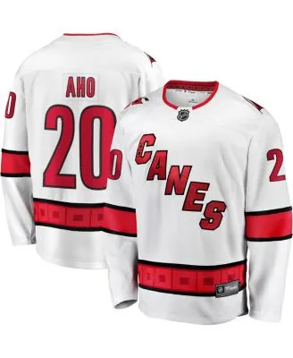 Men's Carolina Hurricanes Fanatics Branded White Breakaway Away Jersey