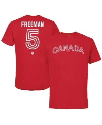 Men's Freddie Freeman Royal Los Angeles Dodgers Big & Tall Name & Number T- Shirt