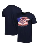 New Era Men's Navy Cincinnati Reds 4th of July Jersey T-shirt