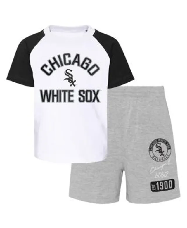 Outerstuff Newborn & Infant White/Navy Chicago Bears Dream Team Raglan  Onesie Pants Hat Set