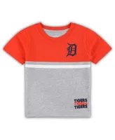 Outerstuff Newborn & Infant Orange/Navy Detroit Tigers Pinch Hitter T-Shirt & Shorts Set