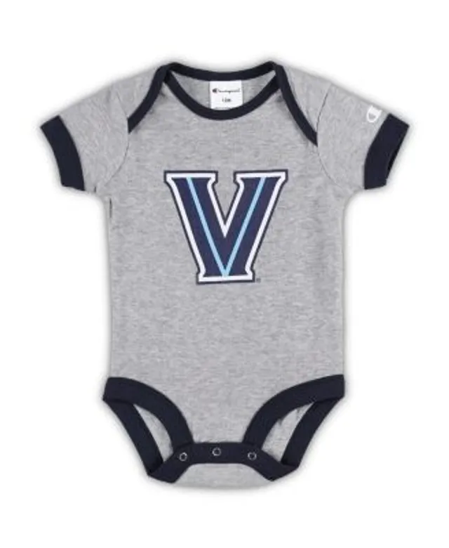 Girls Newborn & Infant Navy/Heather Gray Detroit Tigers Little Fan Two-Pack Bodysuit Set