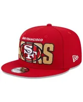 San Francisco 49ers New Era 2023 NFL Draft 39THIRTY Flex Hat - Stone/Scarlet