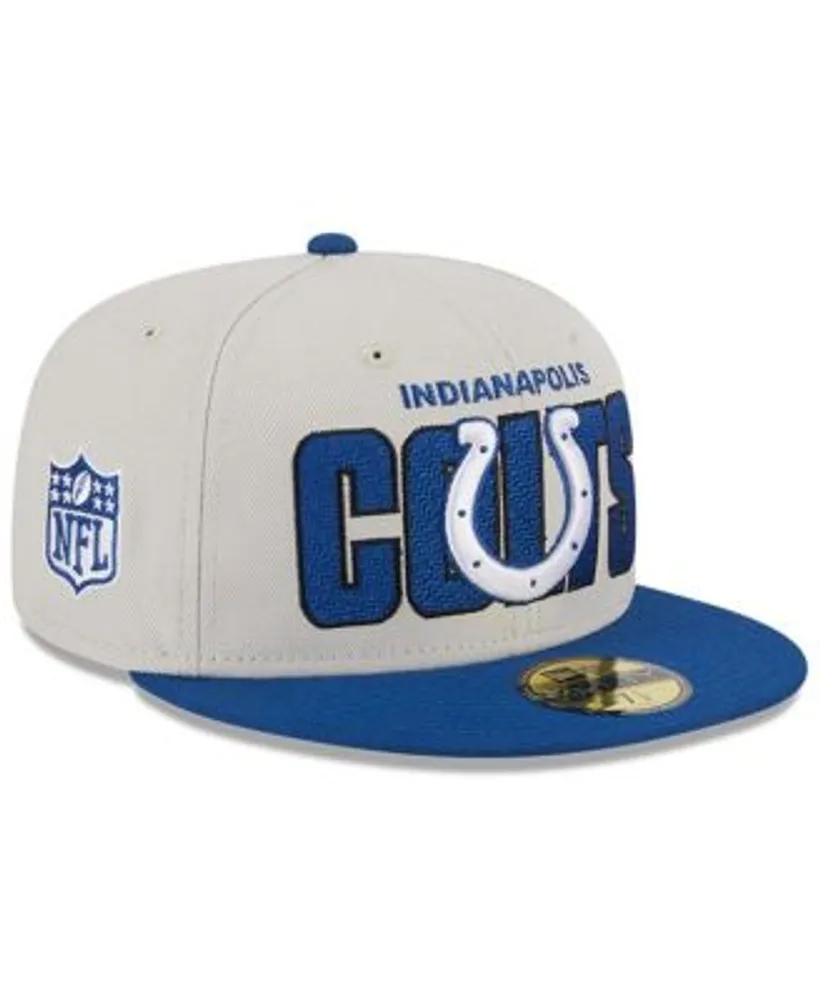 Indianapolis Colts New Era 2023 NFL Draft On Stage 59FIFTY Fitted Hat -  Stone/Royal