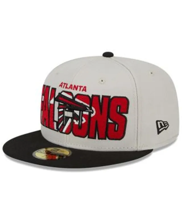 New Era Falcons Hat Mens 7 1/8. Black Fitted Baseball Cap. Atlanta