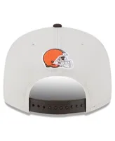 Cleveland Browns New Era Basic 9FIFTY Adjustable Snapback Hat - Brown