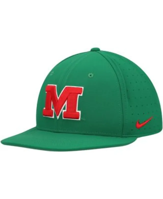 Men's Nike Red Ole Miss Rebels Aero True Baseball Performance Fitted Hat