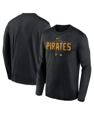 Nike Men's Black Pittsburgh Pirates Logo Velocity Performance T-shirt