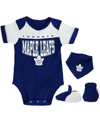 Girls Infant White/Purple Minnesota Vikings Bodysuit, Bib & Booties Set