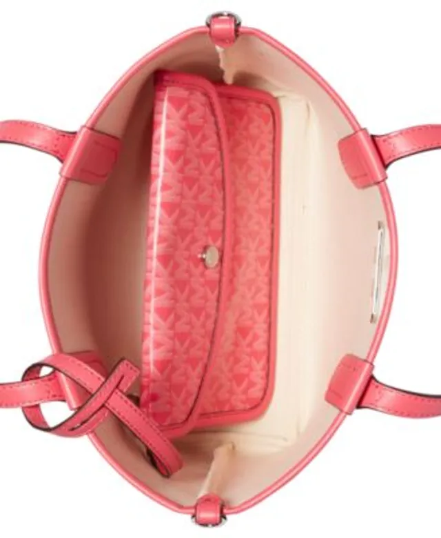 Michael Kors Eliza Xtra Small Coated-Canvas Bag Pink