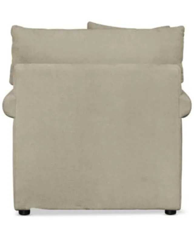 Astra 59 Fabric Chair Bed, Created for Macy's - Dawson Brindle Brown