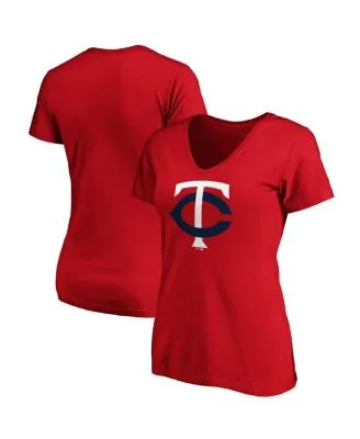 Women's Minnesota Twins Space Dye Red T-Shirt