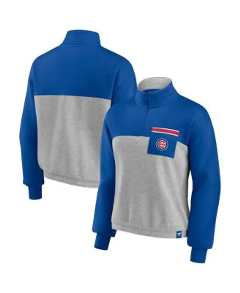 Women's Fanatics Branded White Chicago Cubs Series Pullover Sweatshirt