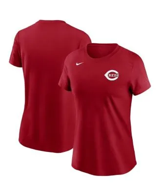 Touch Women's Red, Black Cincinnati Reds Lead Off Notch Neck T-shirt