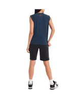 Women's DKNY Sport Navy Cleveland Guardians Marcie Tank Top