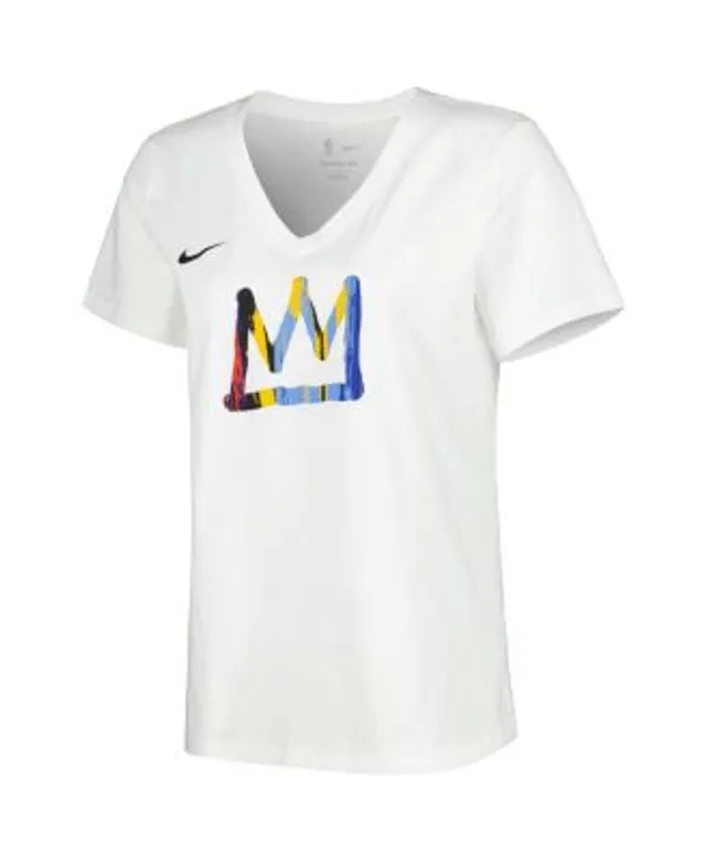 Nike Women's 2022-23 City Edition Atlanta Hawks V-Neck T-Shirt - Black - XL Each