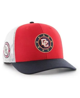 47 Men's Texas Rangers Royal Sidenote Trucker Hat