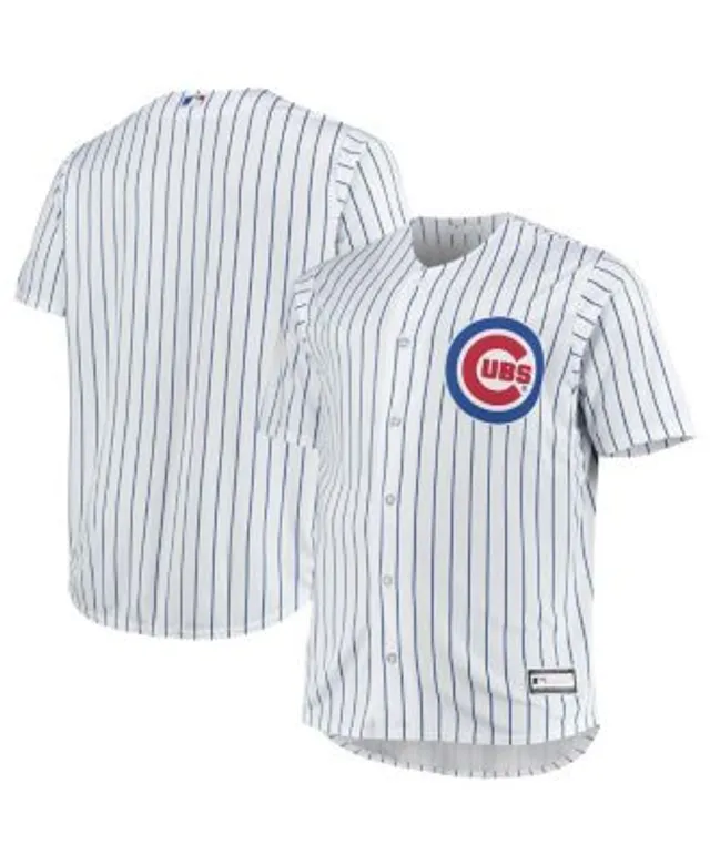 Chicago Cubs Official Cool Base Baseball Jersey - White Pinstripe