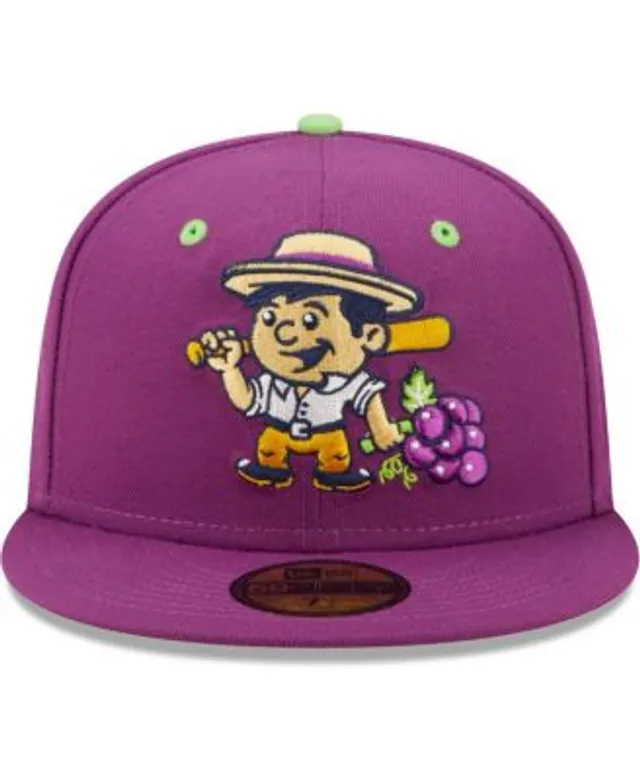 New Era Men's New Era Green/Purple Caballos de Stockton Copa De La  Diversion 59FIFTY Fitted Hat