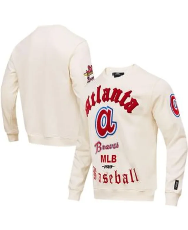 St. Louis Cardinals Pro Standard Cooperstown Collection Retro Old English  Pullover Sweatshirt - Cream