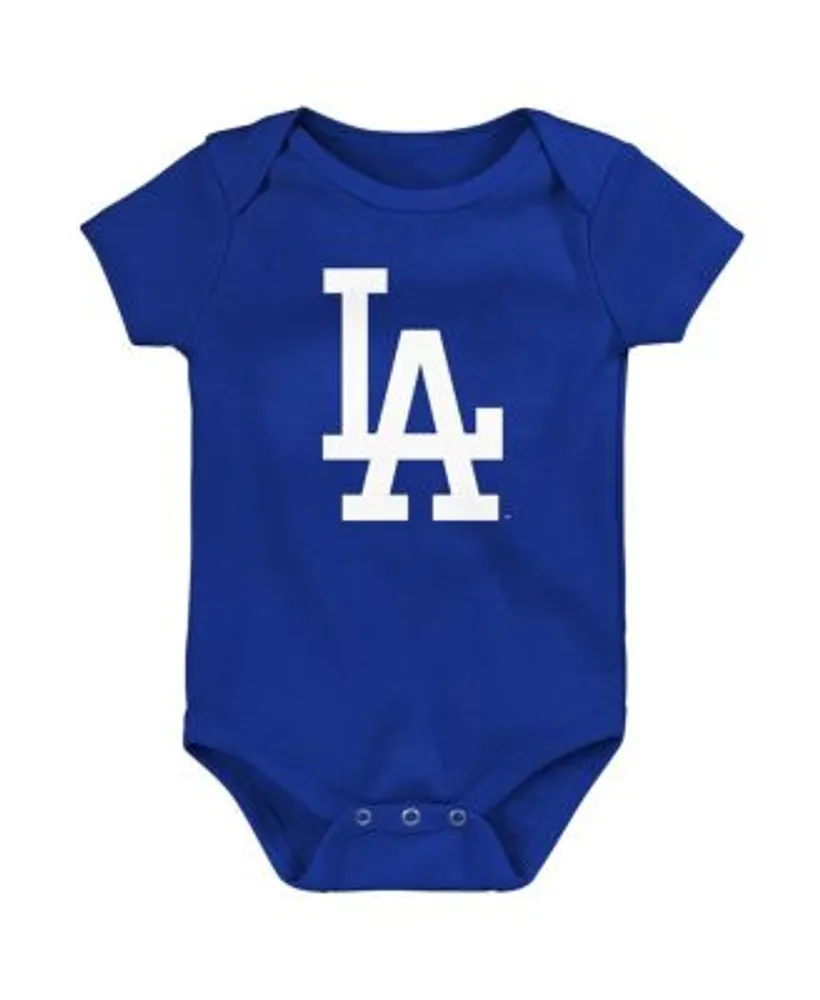 Outerstuff Newborn and Infant Boys Girls Royal Los Angeles Dodgers Primary  Team Logo Bodysuit
